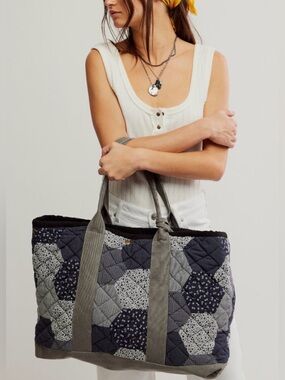 Free People Pippa Patchwork Tote🔥NWT!
